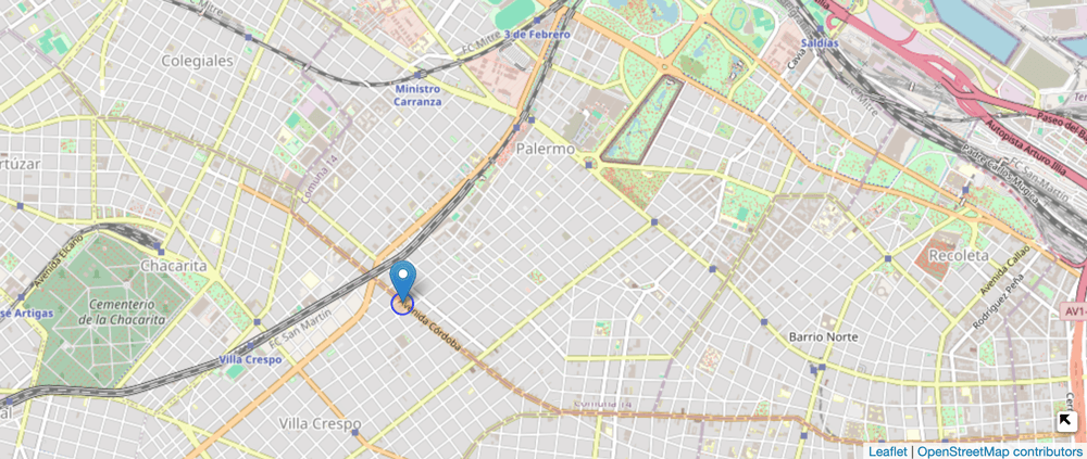 Los 3 mejores hoteles cerca de la embajada de Estados Unidos 22 Mapa del CAS - Centro de Asistencia al Solicitante en Buenos Aires.