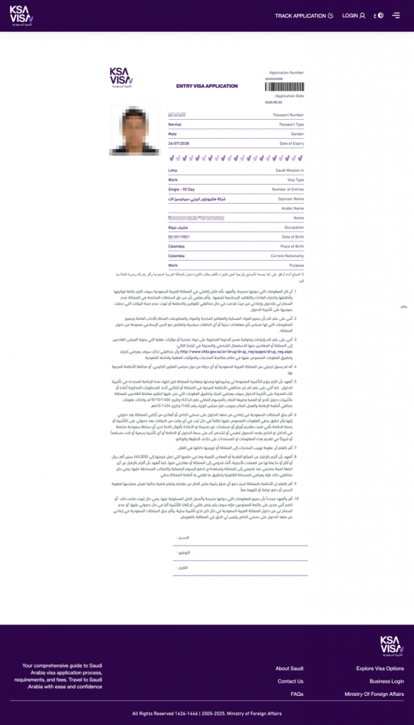 Visa de Trabajo para Arabia Saudita 6 visa de trabajo arabia saudita
